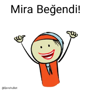 👍 emoji Mira @Qonshubot Telegram sticker 20 of 31
