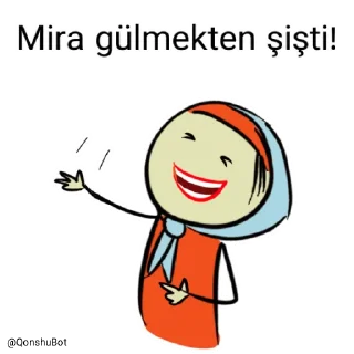 🤣 emoji Mira @Qonshubot Telegram sticker 23 of 31