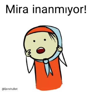 Sticker from Mira @Qonshubot