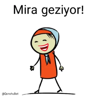 🚶‍♂️ emoji Mira @Qonshubot Telegram sticker 10 of 31