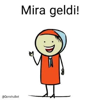 Sticker from Mira @Qonshubot