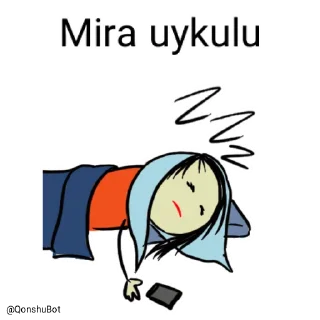 😴 emoji Mira @Qonshubot Telegram sticker 17 of 31