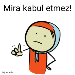 Sticker from Mira @Qonshubot