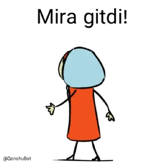 Sticker from Mira @Qonshubot