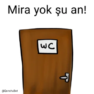 🚽 emoji Mira @Qonshubot Telegram sticker 22 of 31