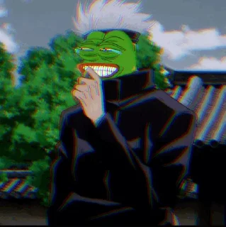 🐸 emoji pepe jujutsu Telegram sticker 6 of 75