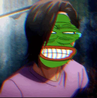 🐸 emoji pepe jujutsu Telegram sticker 11 of 75