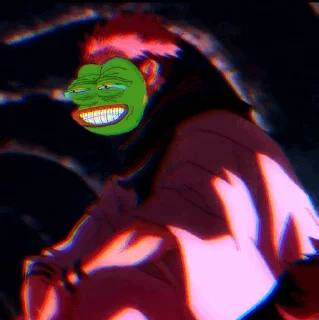 🐸 emoji pepe jujutsu Telegram sticker 21 of 75