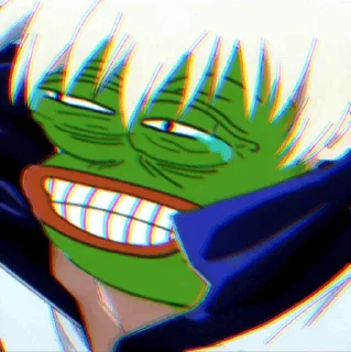🐸 emoji pepe jujutsu Telegram sticker 15 of 75