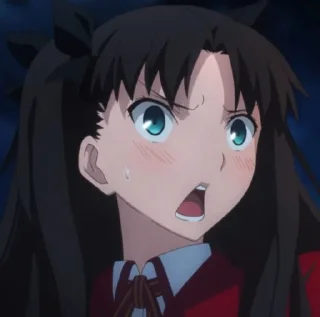 Sticker from Rin Tohsaka @andre_fornv