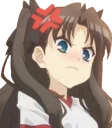 Sticker from Tohsaka Rin