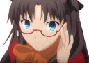 Sticker from Tohsaka Rin