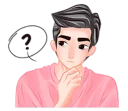 🤔 emoji Romantic Couple Telegram sticker 7 of 41