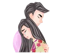 😔 emoji Romantic Couple Telegram sticker 16 of 41