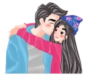 😘 emoji Romantic Couple Telegram sticker 20 of 41