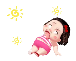 😍 emoji Lumyai cute girl😊- @MochaStickers Telegram sticker 15 of 24