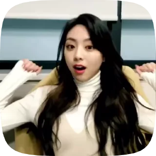 🗝 emoji yuna @iconckpop Telegram sticker 11 of 17
