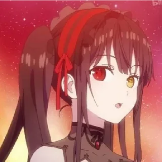 😁 emoji Tokisaki Kurumi Telegram sticker 8 of 12