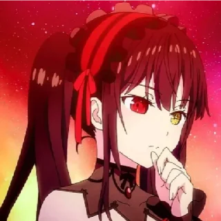 😁 emoji Tokisaki Kurumi Telegram sticker 12 of 12