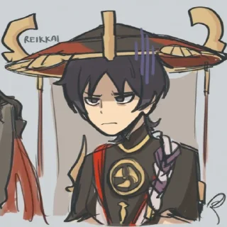 Sticker from scaramouche;