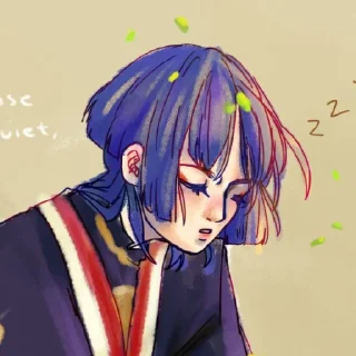 Sticker from scaramouche;