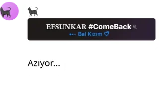 ✖️ emoji 𝐄𝐅𝐒𝐔𝐍𝐊𝐀𝐑 #ComeBack pack by @QuotLyBot Telegram sticker 18 of 103