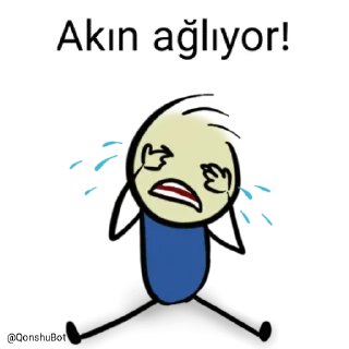 😭 emoji Akın @Qonshubot Telegram sticker 14 of 31