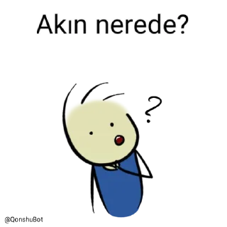 🤔 emoji Akın @Qonshubot Telegram sticker 5 of 31