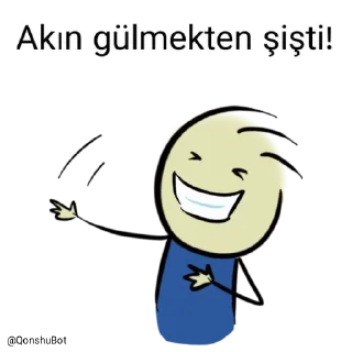 🤣 emoji Akın @Qonshubot Telegram sticker 23 of 31