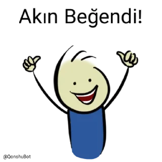 👍 emoji Akın @Qonshubot Telegram sticker 20 of 31