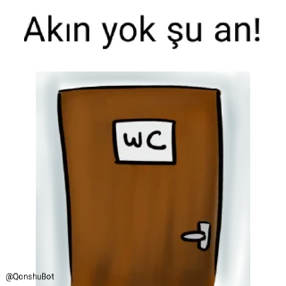 🚽 emoji Akın @Qonshubot Telegram sticker 22 of 31