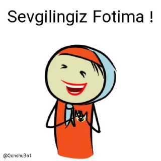 ❤️ emoji Fotima @Qonshubot Telegram sticker 7 of 31
