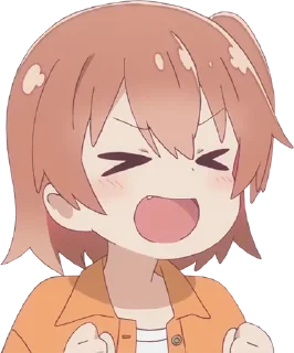 😆 emoji Watashi ni Tenshi ga Maiorita - @kontta Telegram sticker 6 of 120