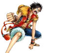 Sticker from Monkey D LUFFY