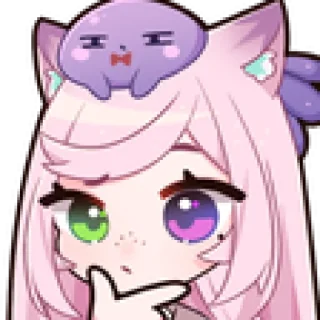 🤩 emoji ˗ˋʚ 𝑔𝑖𝑟𝑙𝑖𝑒 ♡︎ @I1RRN ɞˊ˗ Telegram sticker 7 of 120