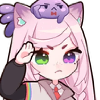 🤩 emoji ˗ˋʚ 𝑔𝑖𝑟𝑙𝑖𝑒 ♡︎ @I1RRN ɞˊ˗ Telegram sticker 19 of 120