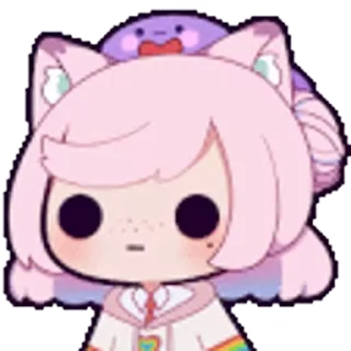 🤩 emoji ˗ˋʚ 𝑔𝑖𝑟𝑙𝑖𝑒 ♡︎ @I1RRN ɞˊ˗ Telegram sticker 24 of 120