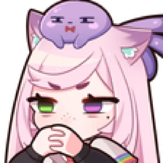 🤩 emoji ˗ˋʚ 𝑔𝑖𝑟𝑙𝑖𝑒 ♡︎ @I1RRN ɞˊ˗ Telegram sticker 21 of 120