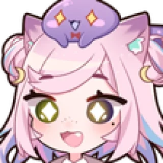 🤩 emoji ˗ˋʚ 𝑔𝑖𝑟𝑙𝑖𝑒 ♡︎ @I1RRN ɞˊ˗ Telegram sticker 18 of 120