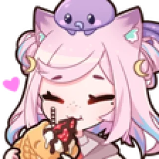 🤩 emoji ˗ˋʚ 𝑔𝑖𝑟𝑙𝑖𝑒 ♡︎ @I1RRN ɞˊ˗ Telegram sticker 16 of 120