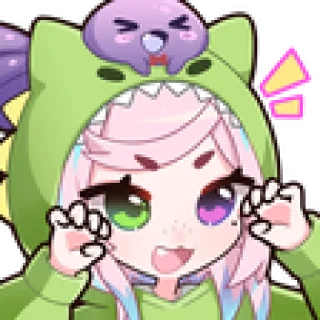 🤩 emoji ˗ˋʚ 𝑔𝑖𝑟𝑙𝑖𝑒 ♡︎ @I1RRN ɞˊ˗ Telegram sticker 11 of 120
