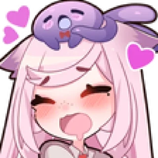 🤩 emoji ˗ˋʚ 𝑔𝑖𝑟𝑙𝑖𝑒 ♡︎ @I1RRN ɞˊ˗ Telegram sticker 15 of 120