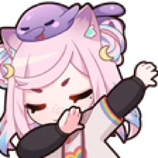 🤩 emoji ˗ˋʚ 𝑔𝑖𝑟𝑙𝑖𝑒 ♡︎ @I1RRN ɞˊ˗ Telegram sticker 17 of 120