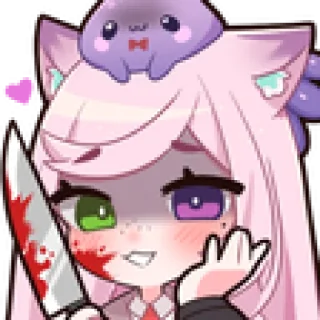 🤩 emoji ˗ˋʚ 𝑔𝑖𝑟𝑙𝑖𝑒 ♡︎ @I1RRN ɞˊ˗ Telegram sticker 10 of 120