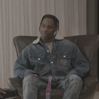 🎬 emoji Travis Scott @EliotSticker Telegram sticker 18 of 50