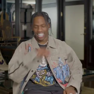 🎬 emoji Travis Scott @EliotSticker Telegram sticker 12 of 50