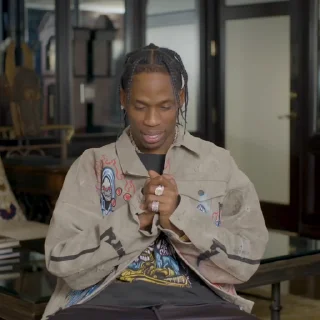 🎬 emoji Travis Scott @EliotSticker Telegram sticker 9 of 50