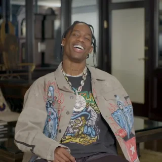 🎬 emoji Travis Scott @EliotSticker Telegram sticker 13 of 50