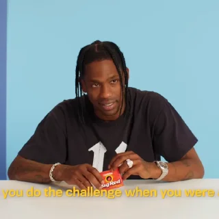 🎬 emoji Travis Scott @EliotSticker Telegram sticker 17 of 50
