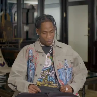 🎬 emoji Travis Scott @EliotSticker Telegram sticker 8 of 50